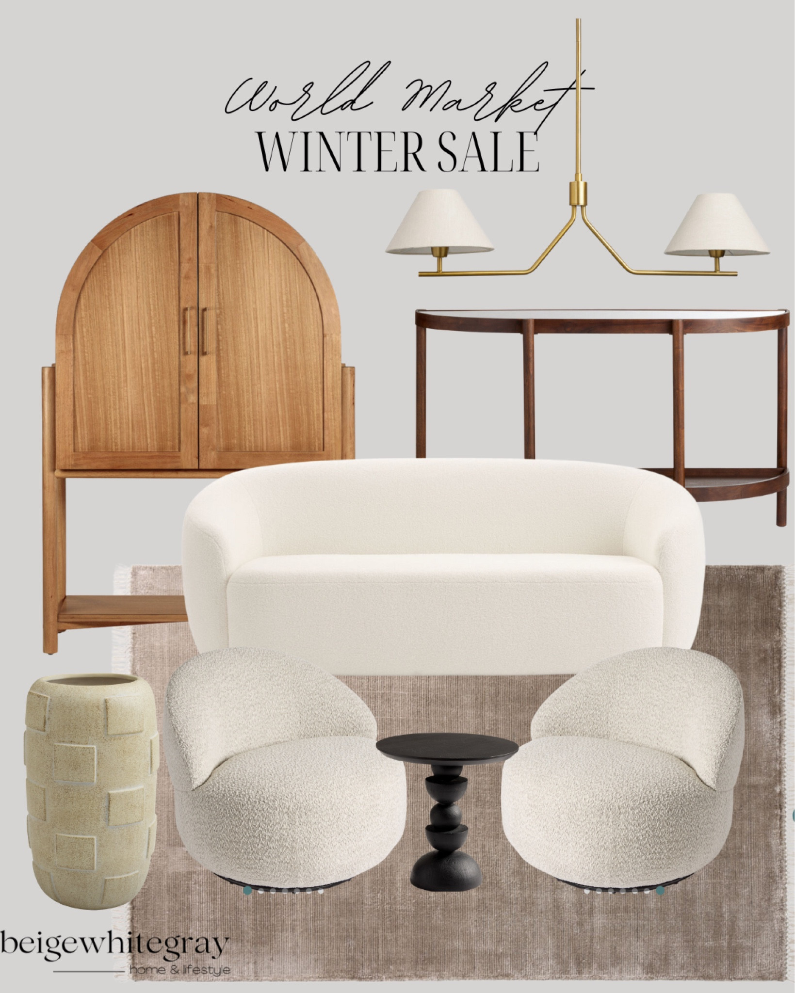 Winter sale on furniture and decor and world market!! Refresh your home post holiday! 

#LTKFindsUnder100 #LTKHome #LTKStyleTip