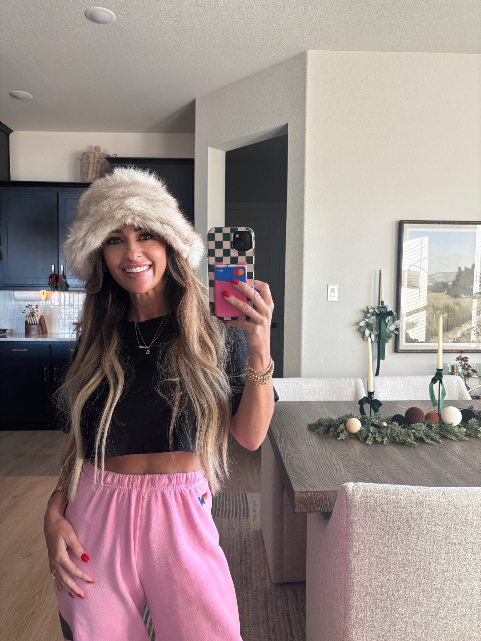 Headed to Kansas City to the Chiefs game this weekend so had to get this cute hat! It’s gonna be a cold one!!

#furhat  #footballgame 

#LTKootd #LTKTravel #LTKOver40