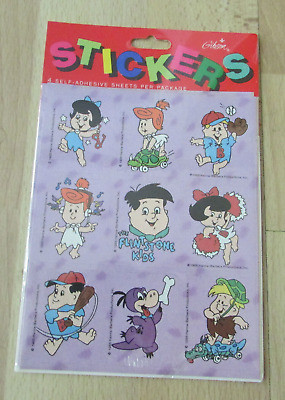 VINTAGE 1989 Gibson Hanna Barbera Flintstone Kids Stickers NIP NOS  | eBay | eBay US
