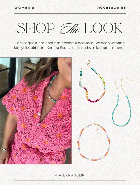 Linking similar necklaces to the colorful one I’ve been wearing! Such a fun statement to pop with different outfits! Mine is old from Kendra Scott, so here are some similar looks! 

#LTKStyleTip #LTKFindsUnder100 #LTKBeauty
