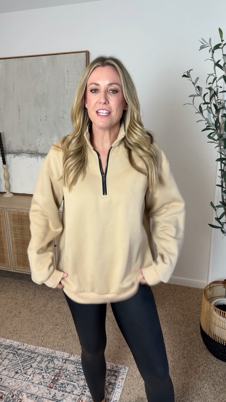 Tunic sweatshirt with leggings. Size lg tunic


#LTKover40 #LTKfindsunder100 #LTKfindsunder50