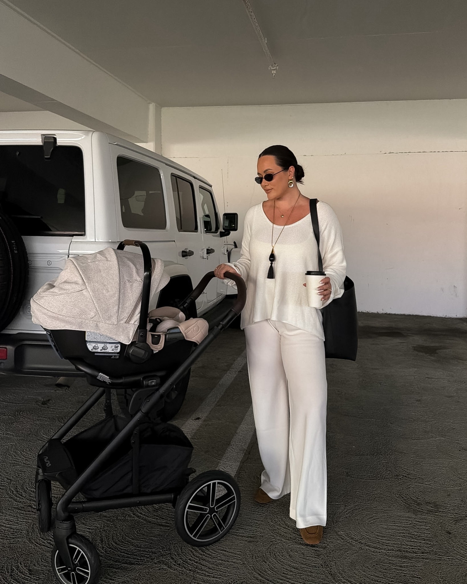 Coffee outing with my baby! Love a casual chic mom outfit 

#LTKBaby #LTKmomlife