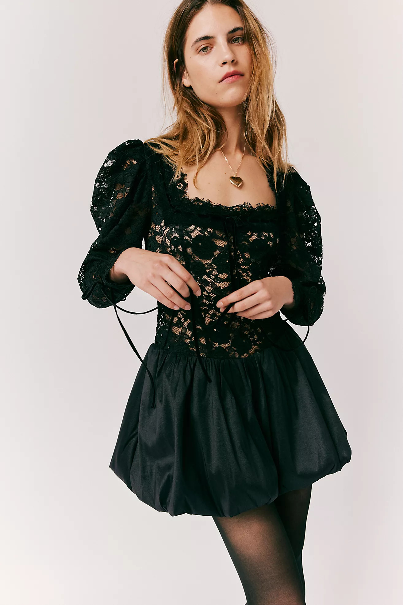 For Love & Lemons Waverly Lace Mini Dress | Free People (Global - UK&FR Excluded)
