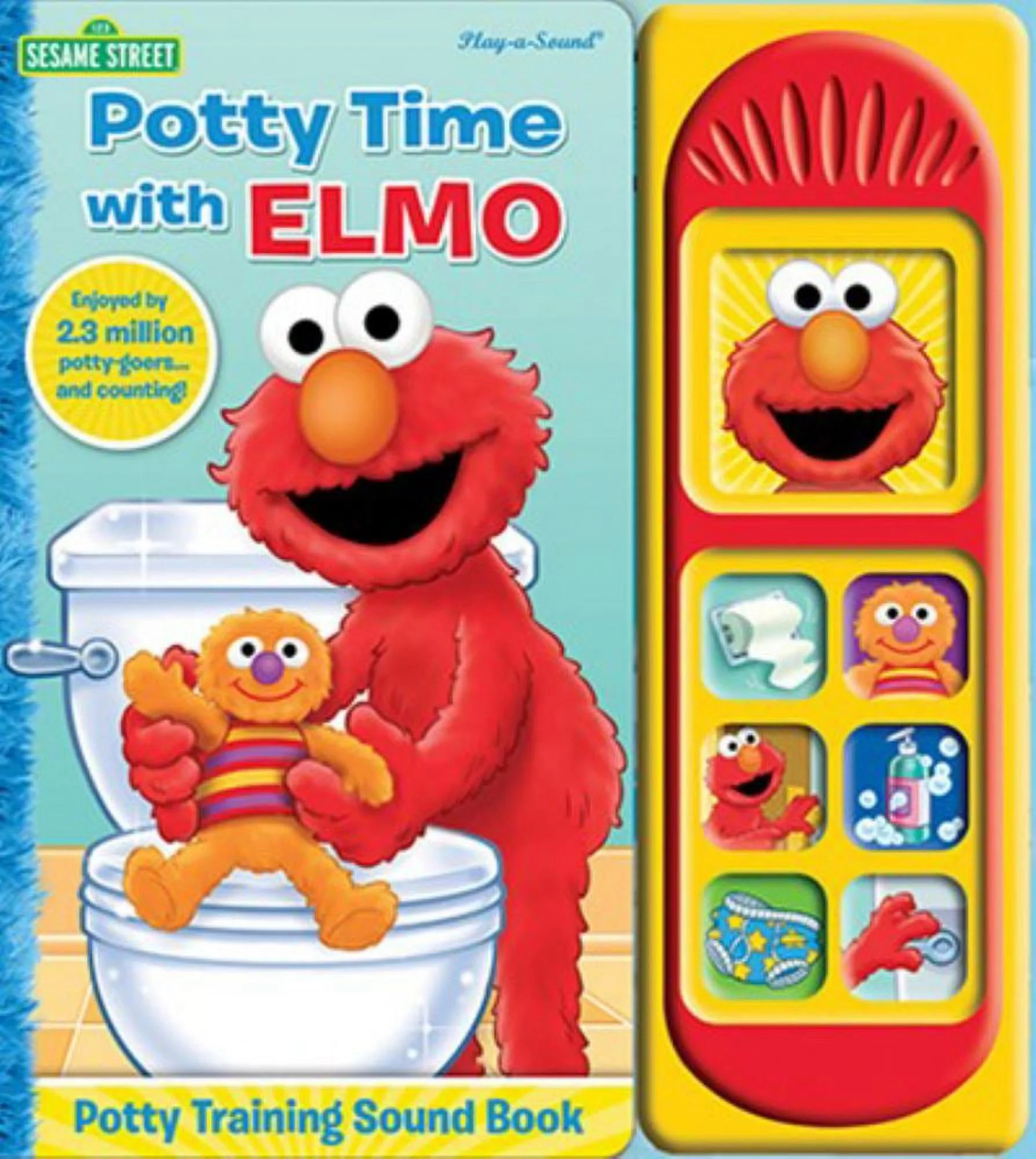 Sesame Street: Potty Time with Elmo Potty Training Sound Book (Board Book) | Walmart (US)
