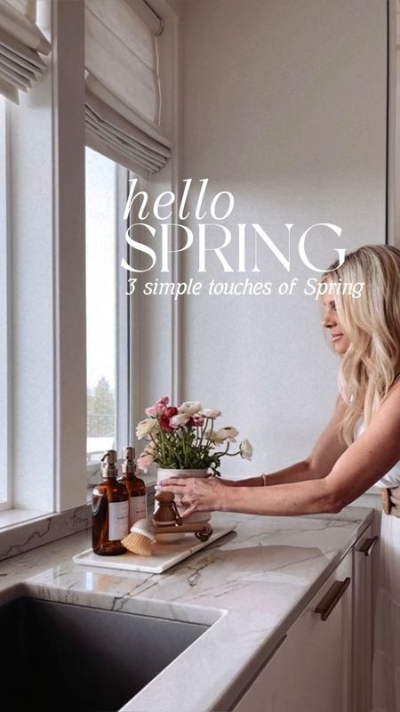 Hello Spring!  We finally had a glimpse of sunshine so hopefully the warmer temps will soon follow!  Here are three simple ways to add Spring to your home!

#LTKstyletip #LTKSeasonal #LTKhome