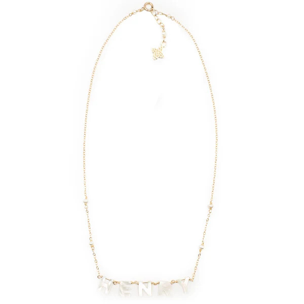 Love Letters Necklace, Five Letters | Hazen & Co