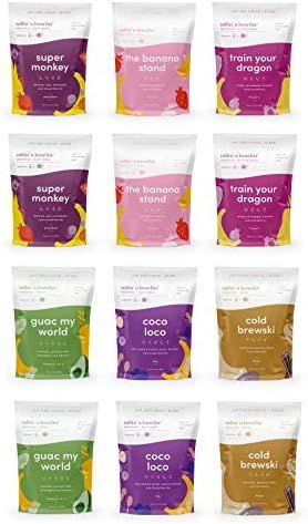 Rollin' n Bowlin' Frozen Fruits and Veggies Smoothie Mix Variety Pack - Healthy Snack - Fan Favor... | Amazon (US)