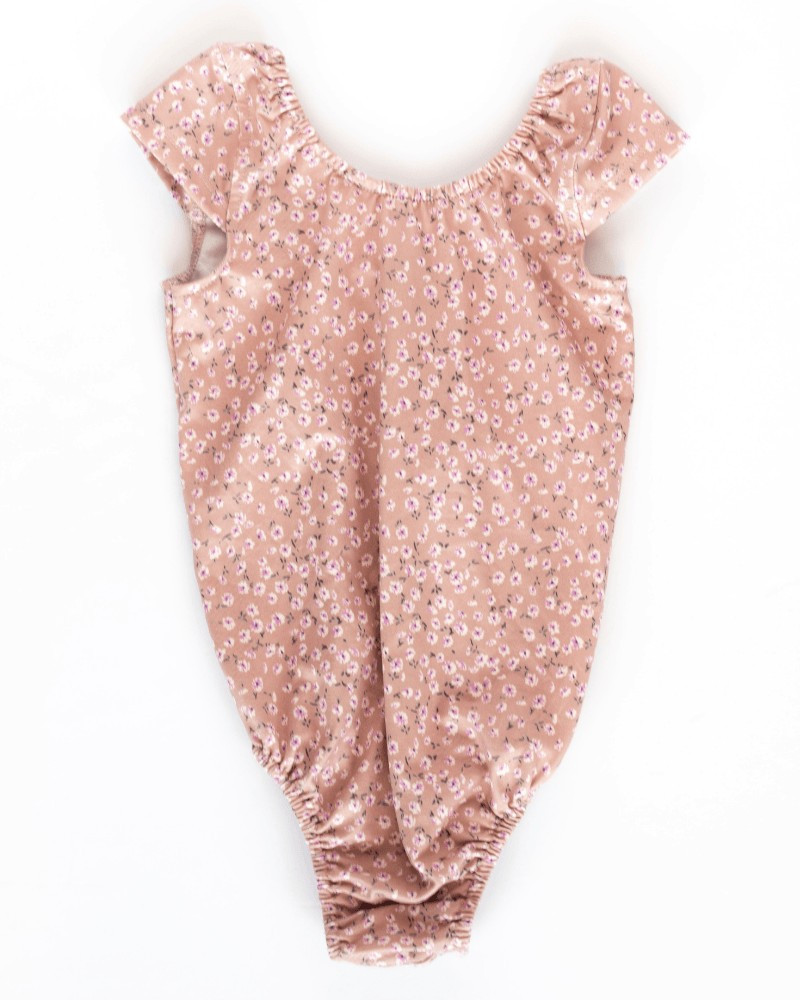 Maggie Cap Sleeve Leotard - Petite Petunia | Bailey's Blossoms