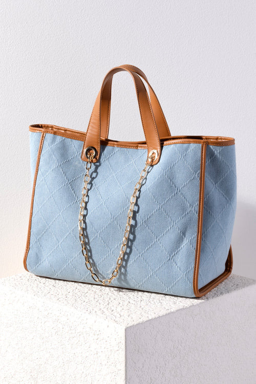 Shiraleah Ali Tote, Denim | Shiraleah