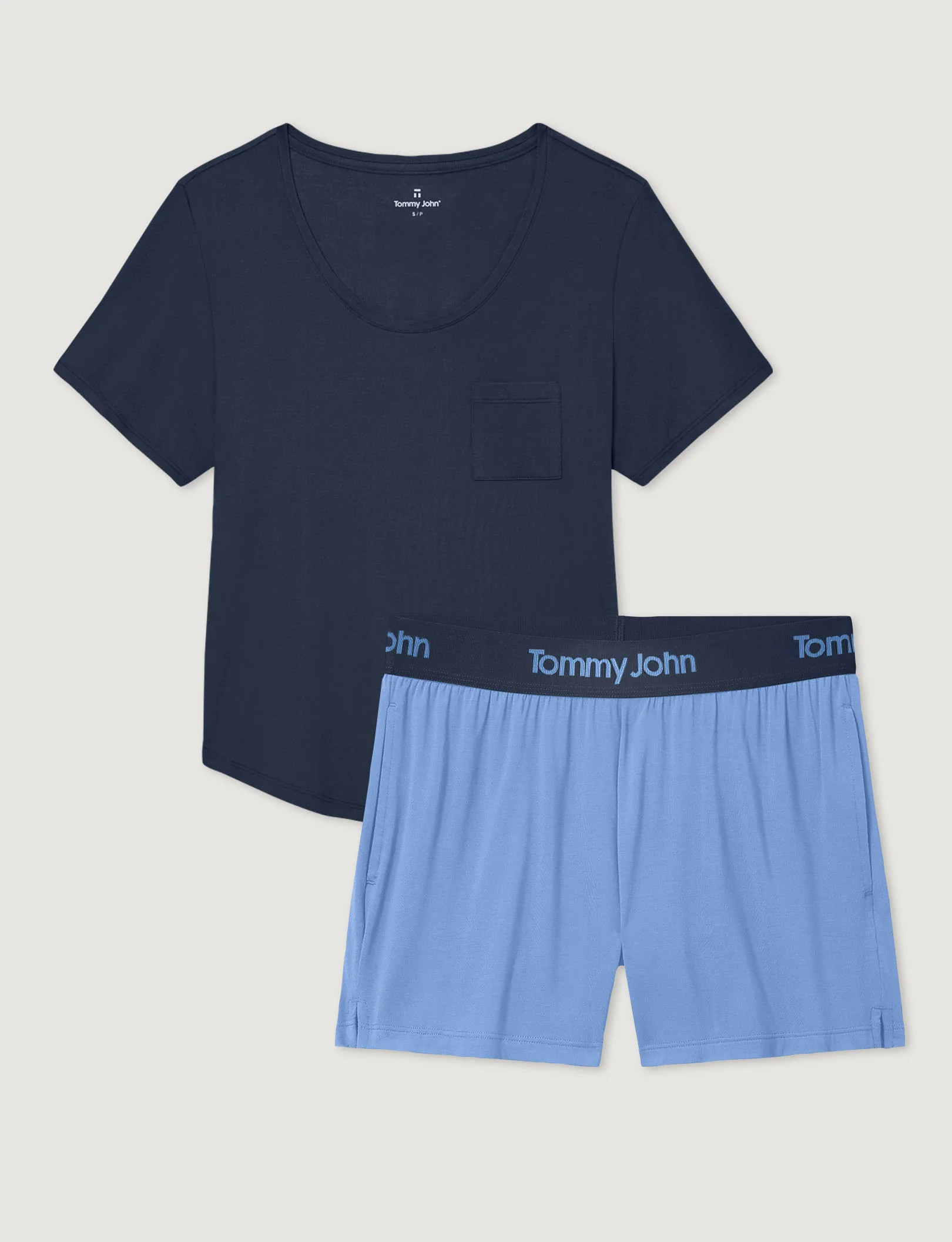 Women's Second Skin Sleep Pocket Tee & Short Set | Tommy John