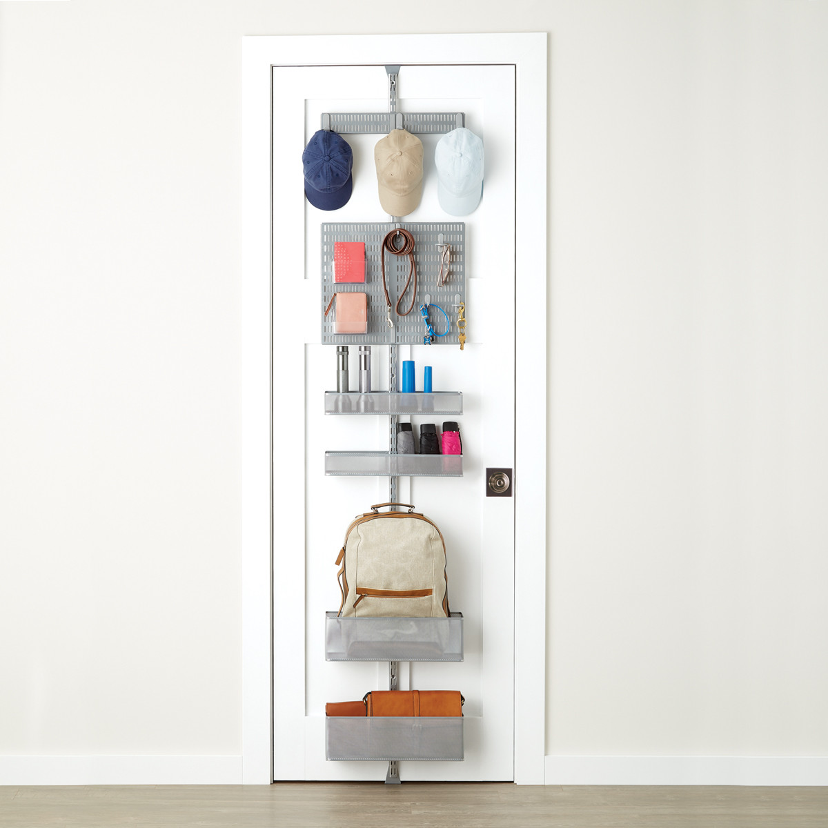 Mesh Entry Door & Wall Rack | The Container Store