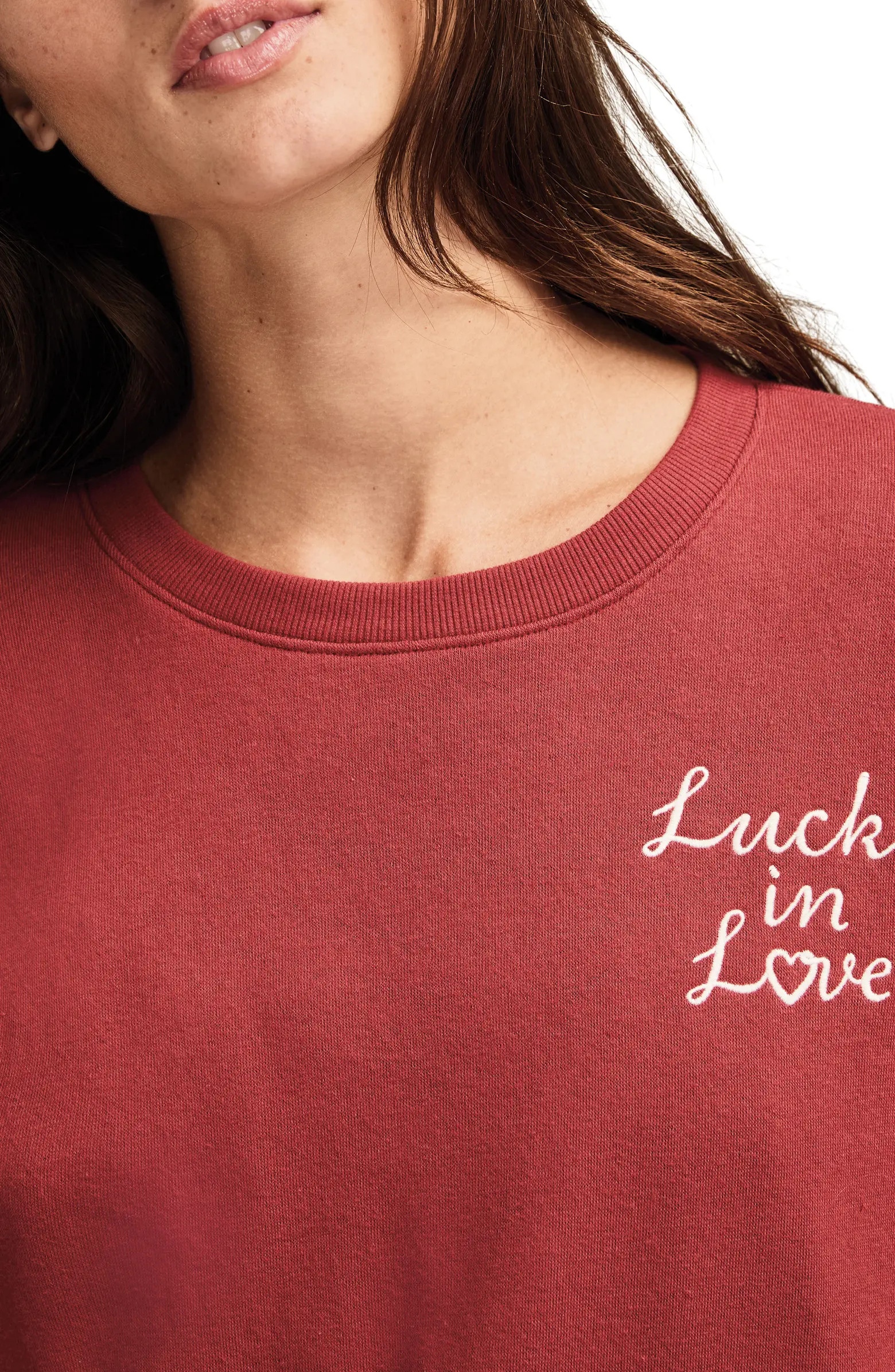 Valentine Heart Crewneck Sweatshirt | Nordstrom