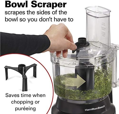 Hamilton Beach Food Processor & Vegetable Chopper for Slicing, Shredding, Mincing, and Puree, 10 ... | Amazon (US)