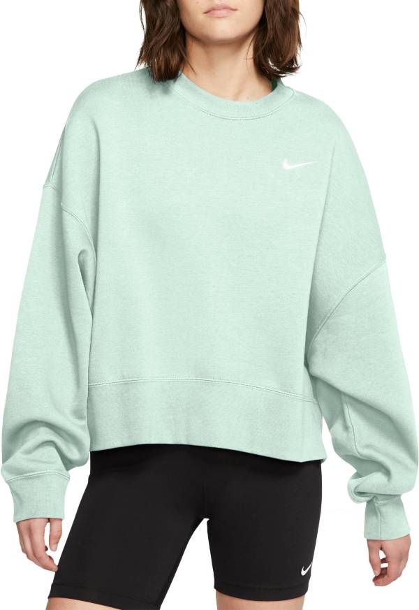Nike Sportswear Women's Essentials Fleece Cropped Crew | DICK'S Sporting Goods | Dick's Sporting Goods