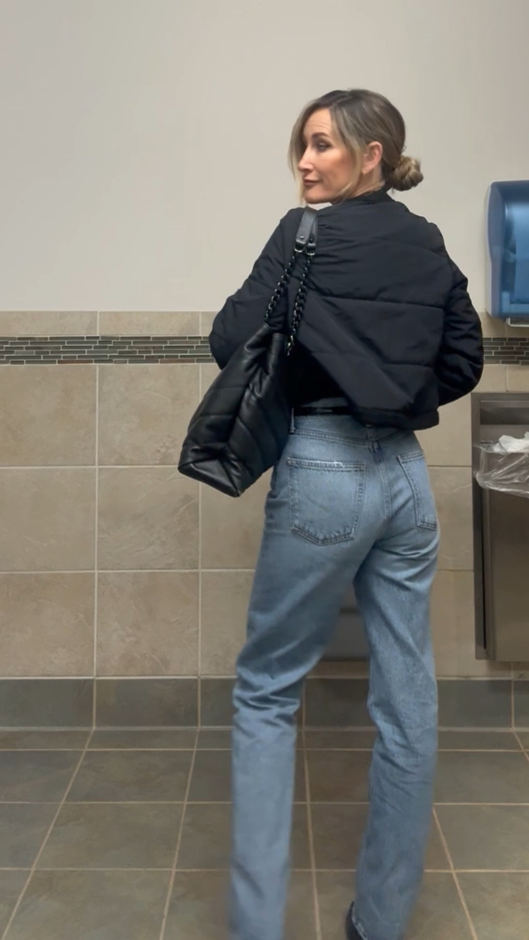 Favorite pair of denim right now - can’t go wrong with these jeans to dress up or down. Today this was an outfit I wore to work 

#LTKWatchNow #LTKWorkwear #LTKOver40