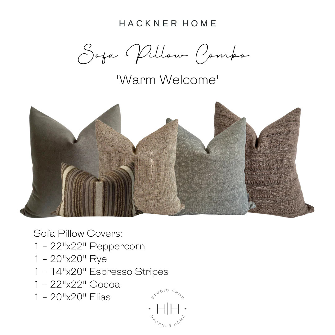 Sofa Pillow Pillow Combo 'Warm Welcome' | Hackner Home (US)
