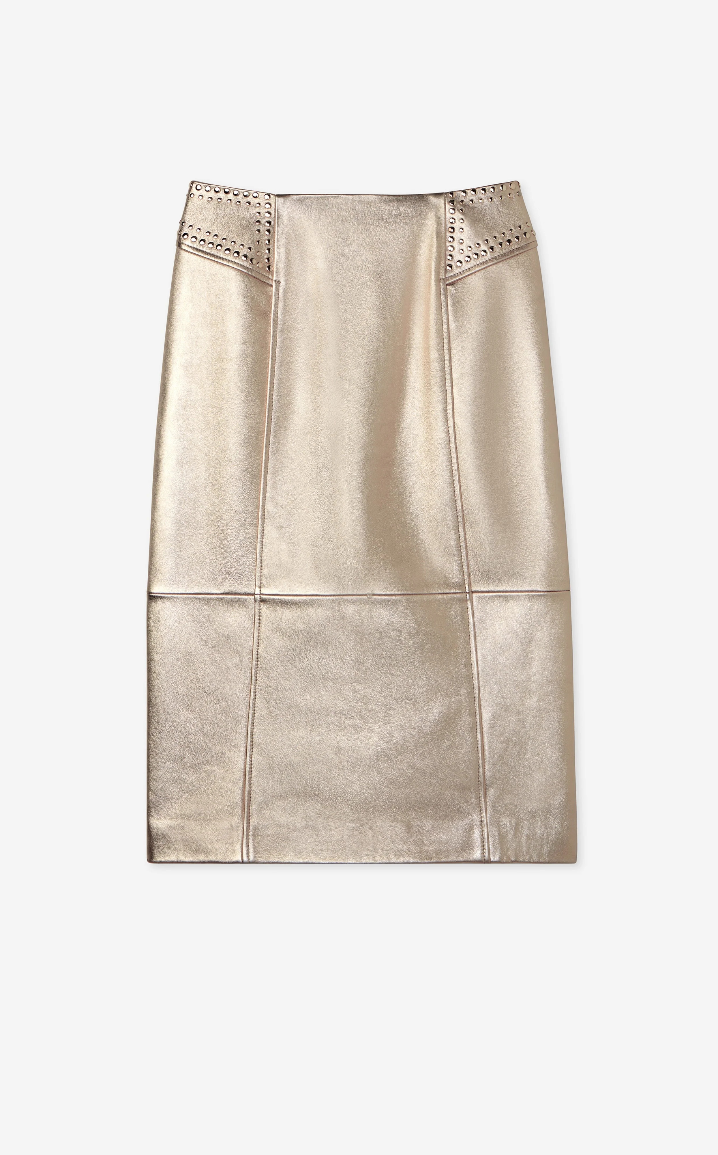 Metallic Leather Skirt | St. John Knits