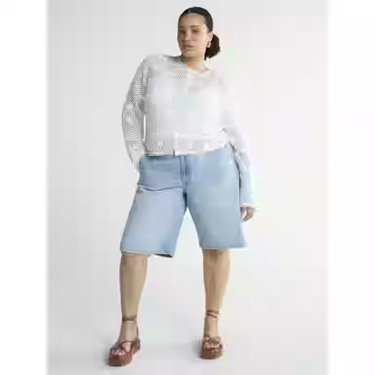 Scoop Women’s and Women’s Plus Crochet Flower Cardigan Sweater, Lightweight, Size XS-4X | Walmart (US)