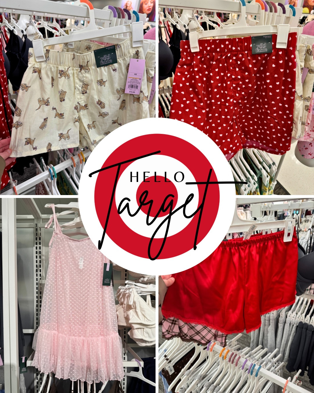 Target had the cutest valentines inspired shorts and sets! 

#LTKootd #LTKHoliday #LTKMidsize