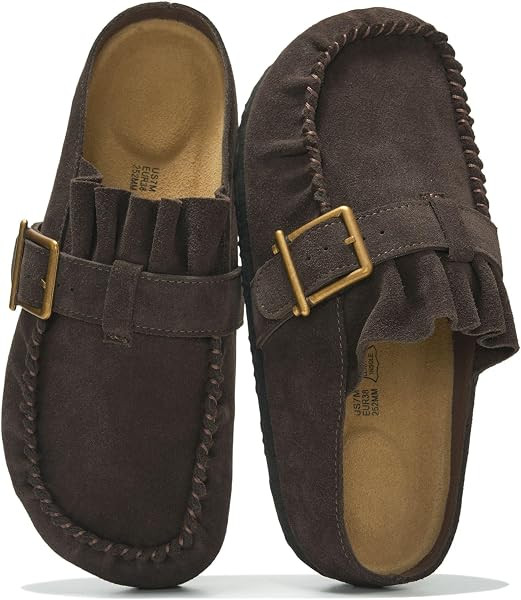 Project Cloud 100% Genuine Leather Clogs for Women - Women's Mules & Clogs | Amazon (US)