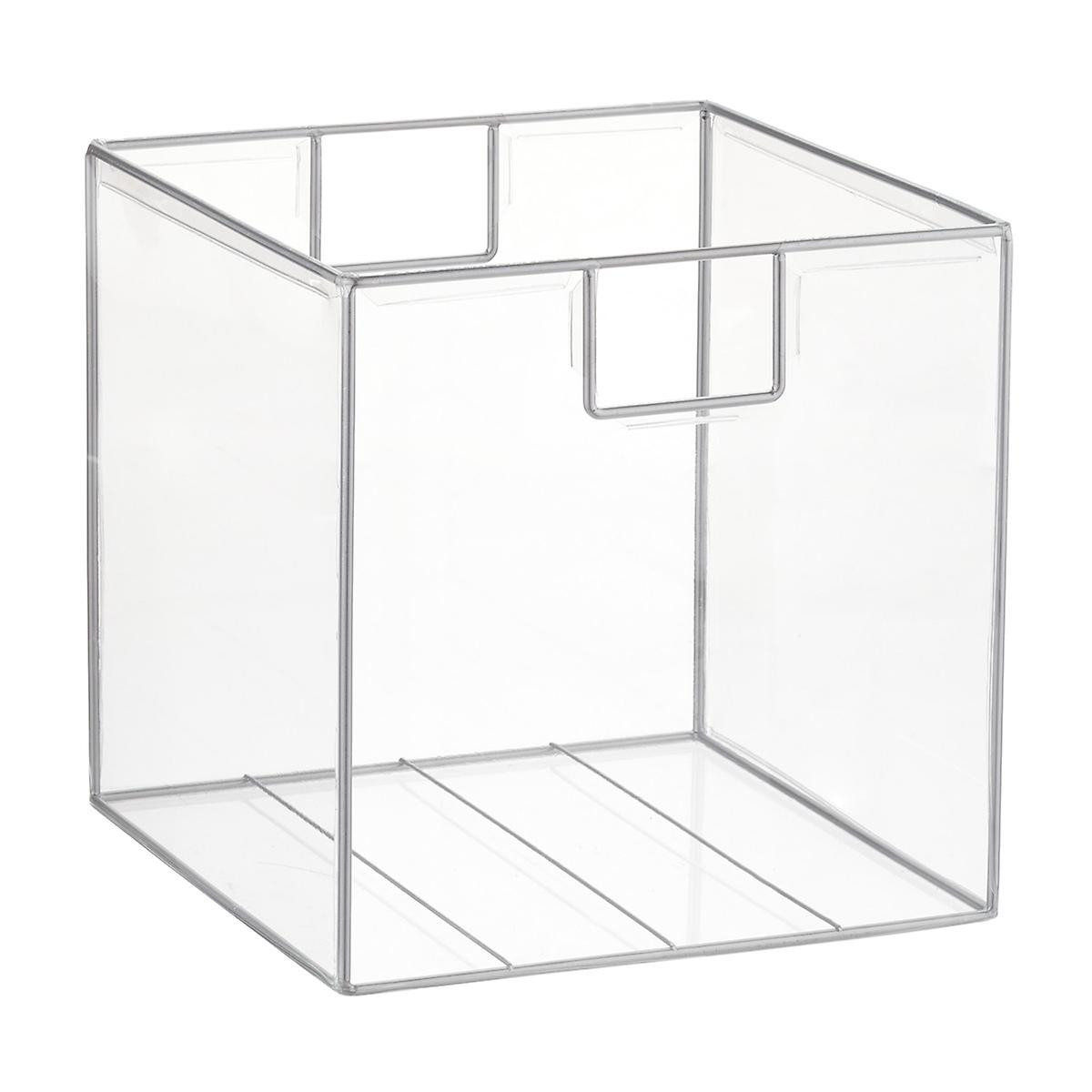 Design Ideas Large Lookers Cube Clear | The Container Store