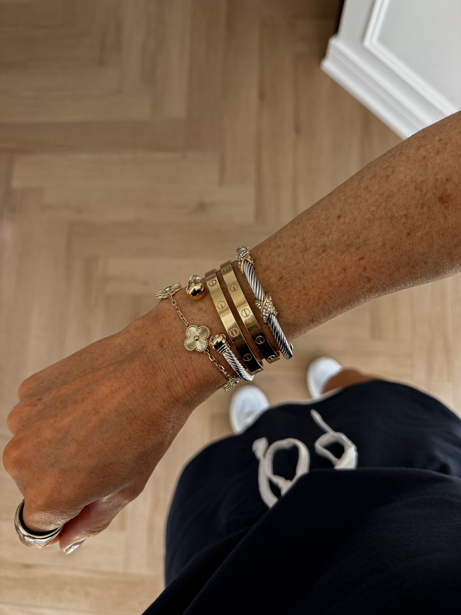I'm loving these chic and versatile bracelets! Perfect for adding a touch of elegance to any outfit. All designer inspired for way less!

#LTKgrwm #LTKootd