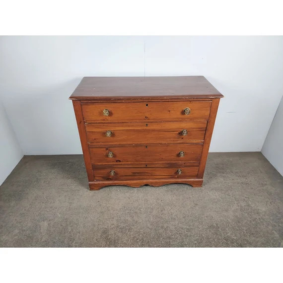 1900S Four Drawer Pine Chest of Drawers  188725 - Etsy Canada | Etsy (CAD)
