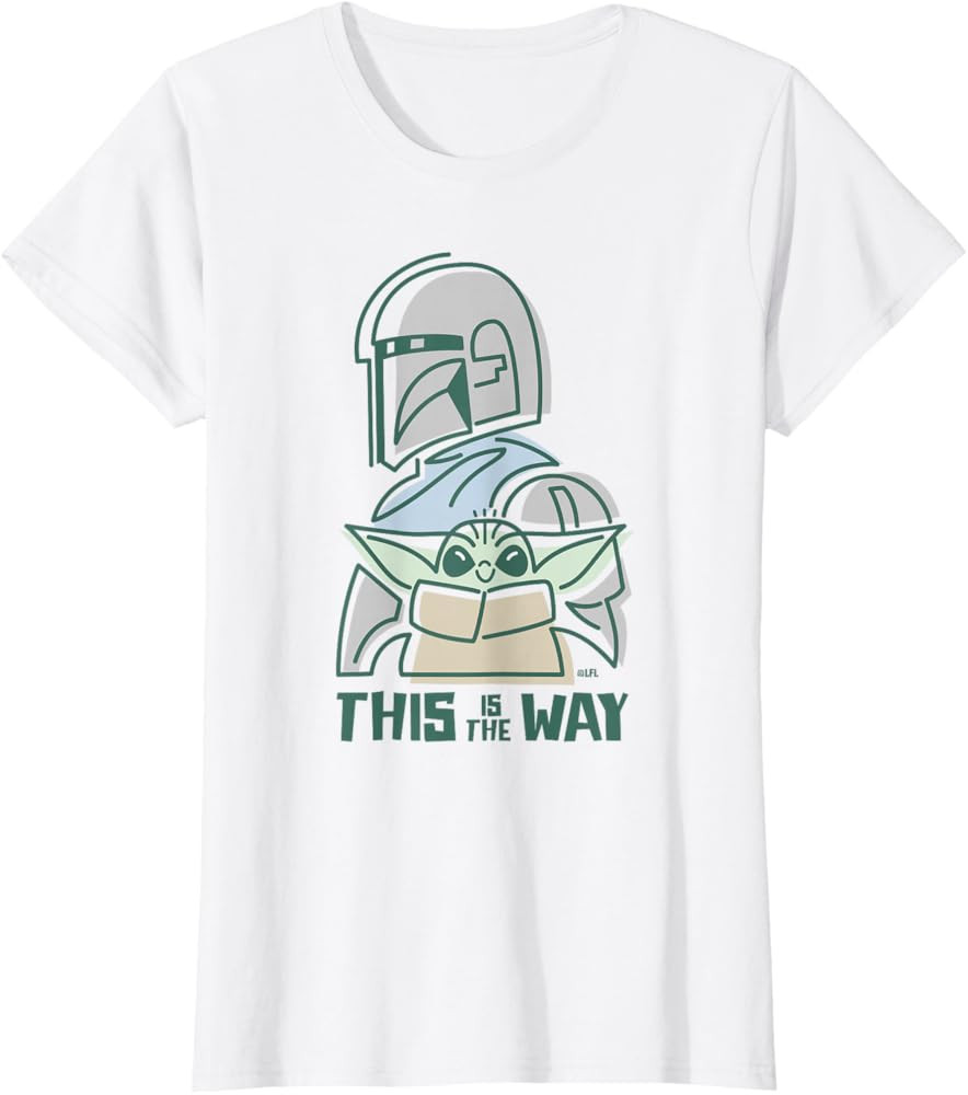 Amazon.com: Star Wars The Mandalorian and Grogu This is the Way Cute T-Shirt : Clothing, Shoes & ... | Amazon (US)