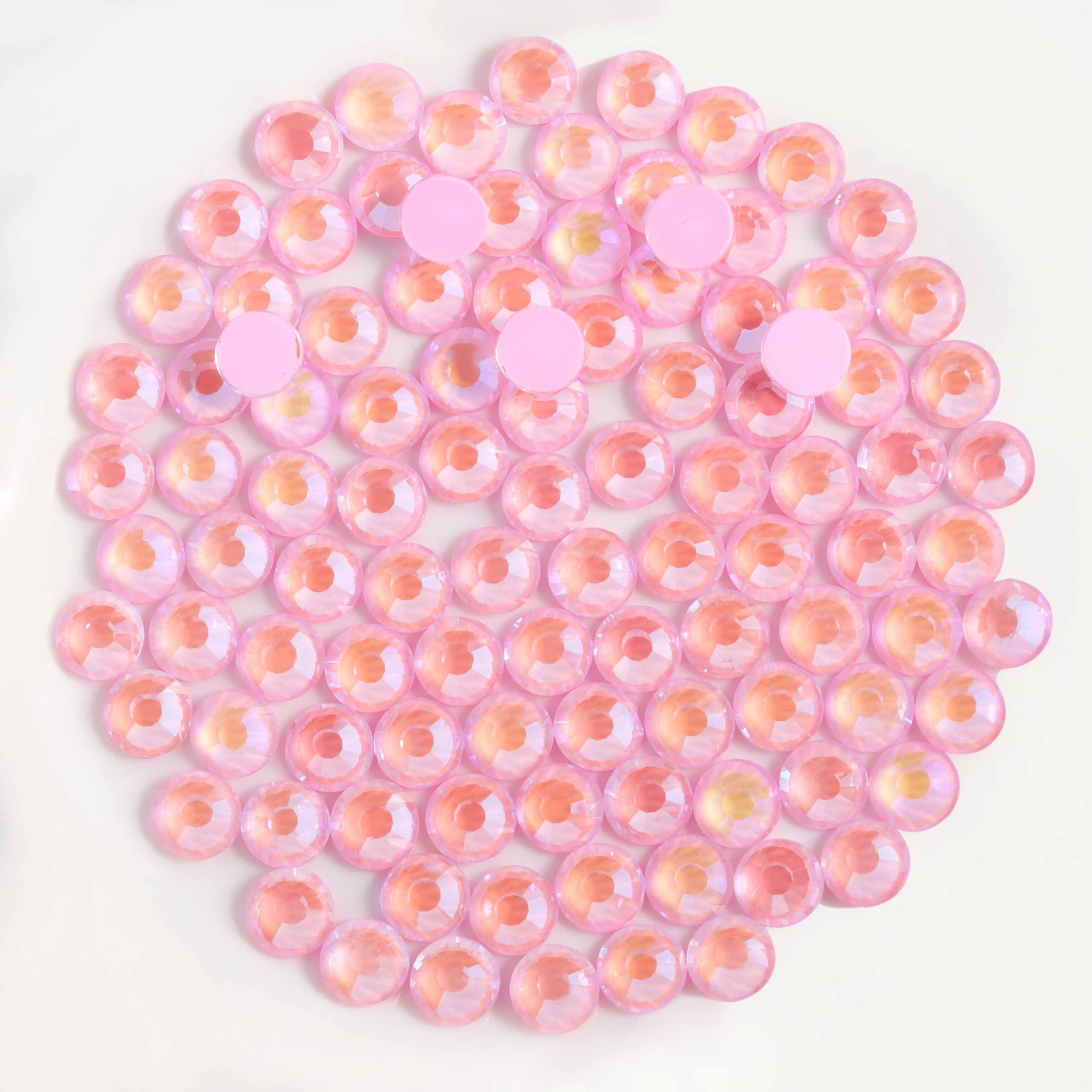 Beadsland 1440pcs Flat Back Crystal Rhinestones Round Gems for Nail Art and Craft Glue Fix, Lumin... | Amazon (US)
