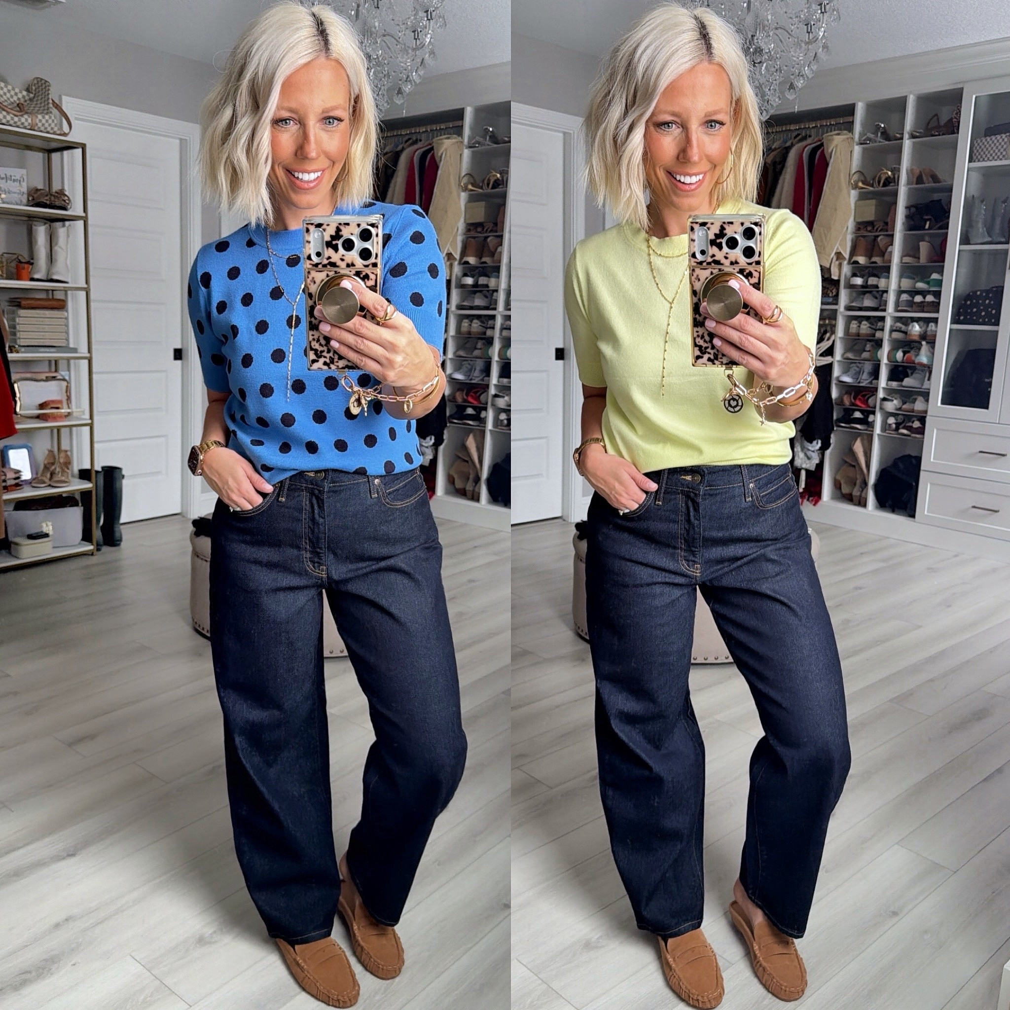 Check out these new sweater tees!!!! They are so nice and remind me of something at a much more expensive store!!! 
⬇️⬇️⬇️
Top small
Jeans size 4 
Shoes TTS

#LTKSeasonal #LTKWorkwear #LTKSaleAlert