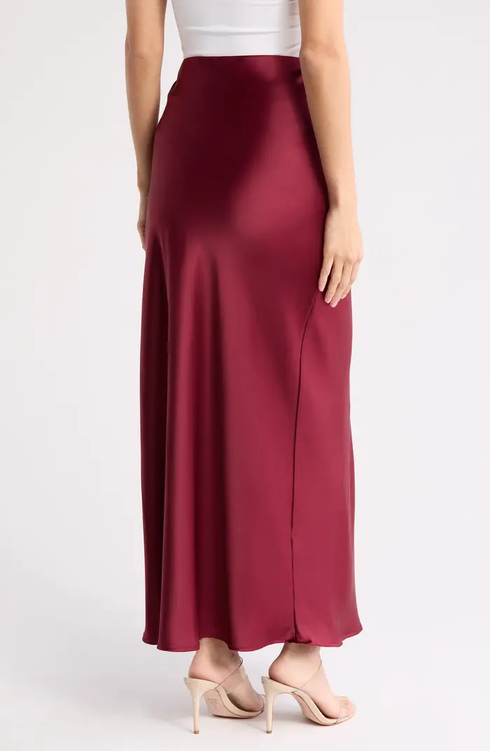 Satin A-Line Skirt | Nordstrom Rack