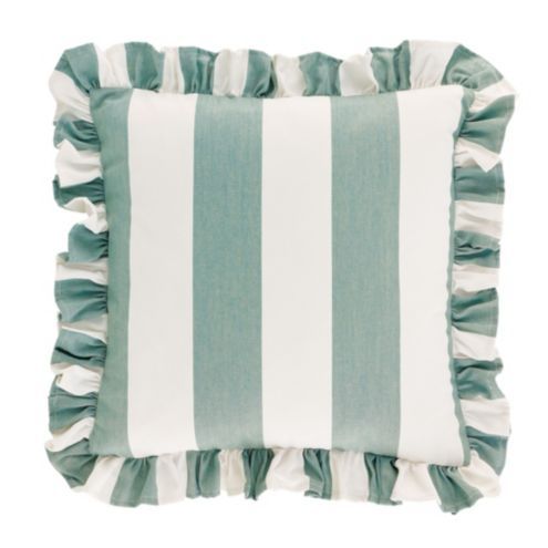 Sunbrella Outdoor Ruffle Pillow | Ballard Designs | Ballard Designs, Inc.