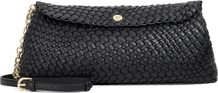Encourage Us Woven Faux Leather Clutch | Nordstrom