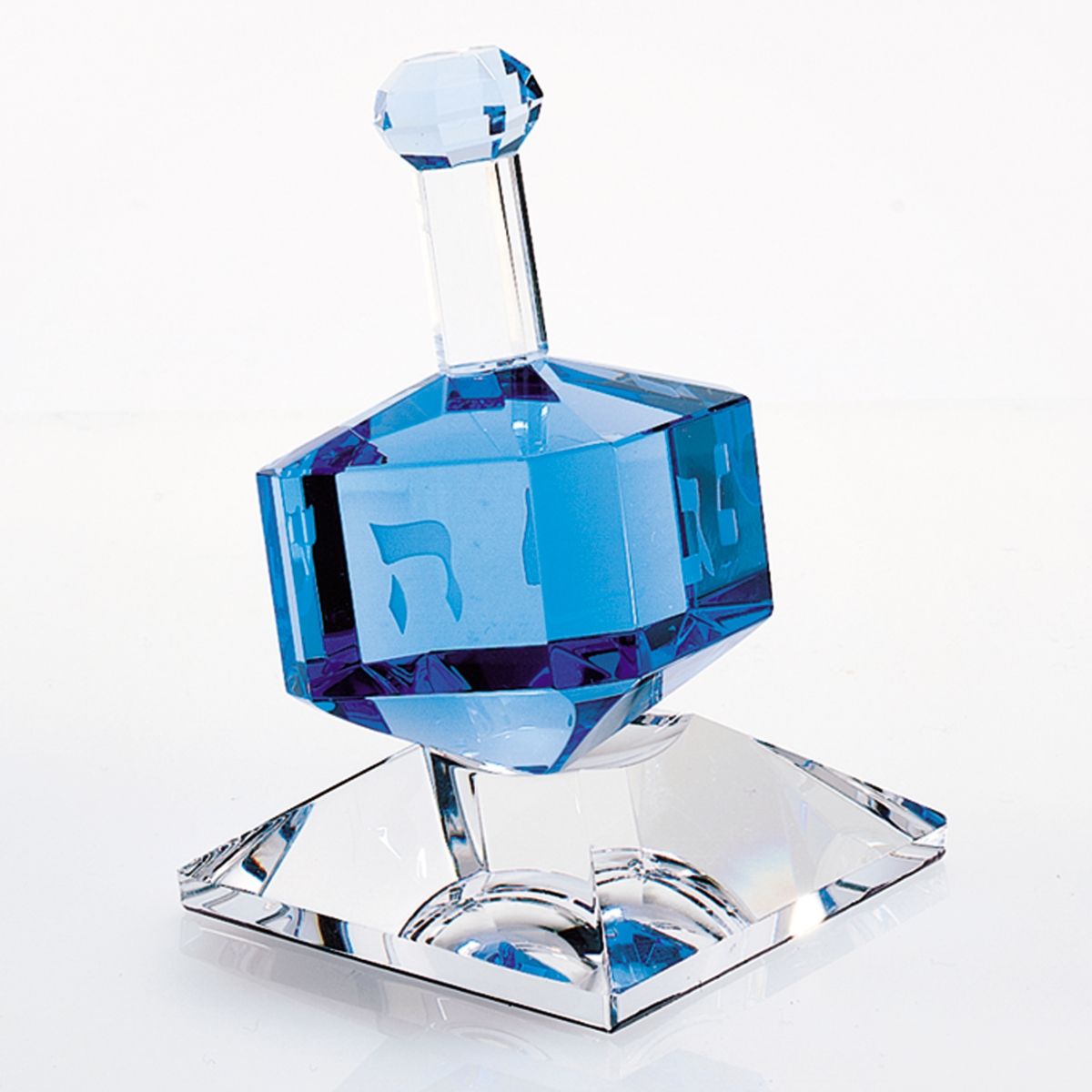 Badash Crystal Cobalt Crystal Dreidel Art Glass Sculpture | Macys (US)