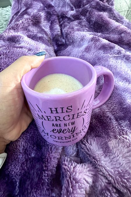 Snuggled up in my blanket and drinking my Coffee. #Coffee #blanket #Coffeemugs #scriptureoftheday #faith #inspirationalmugs #mugs 