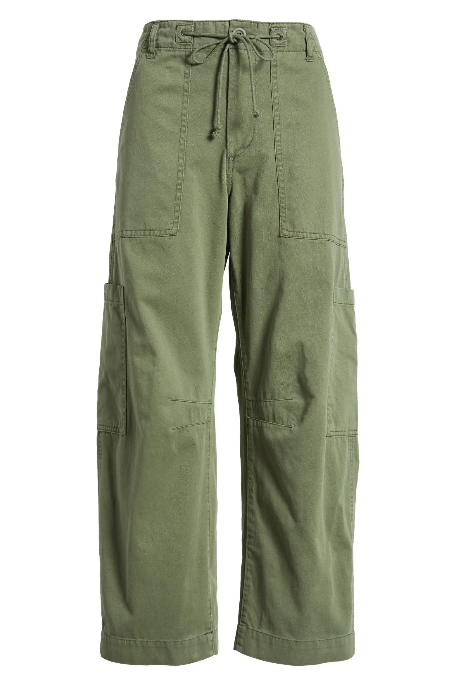 Sabrina High Waist Barrel Twill Utility Pants (Women) | Nordstrom | Nordstrom