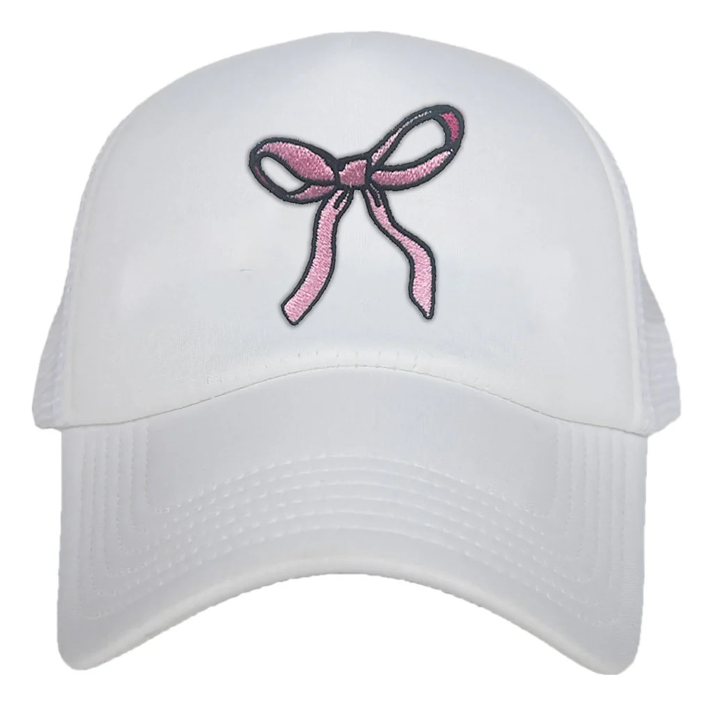 Coquette Pink Bow Foam Trucker Hat | Katydid.com