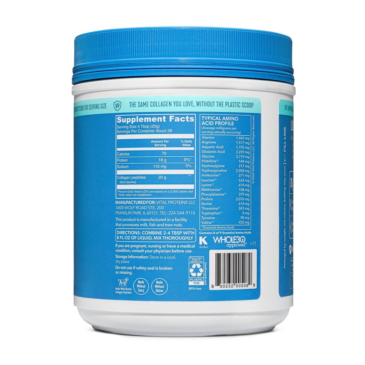 Vital Proteins Collagen Peptides Unflavored Powder | Target