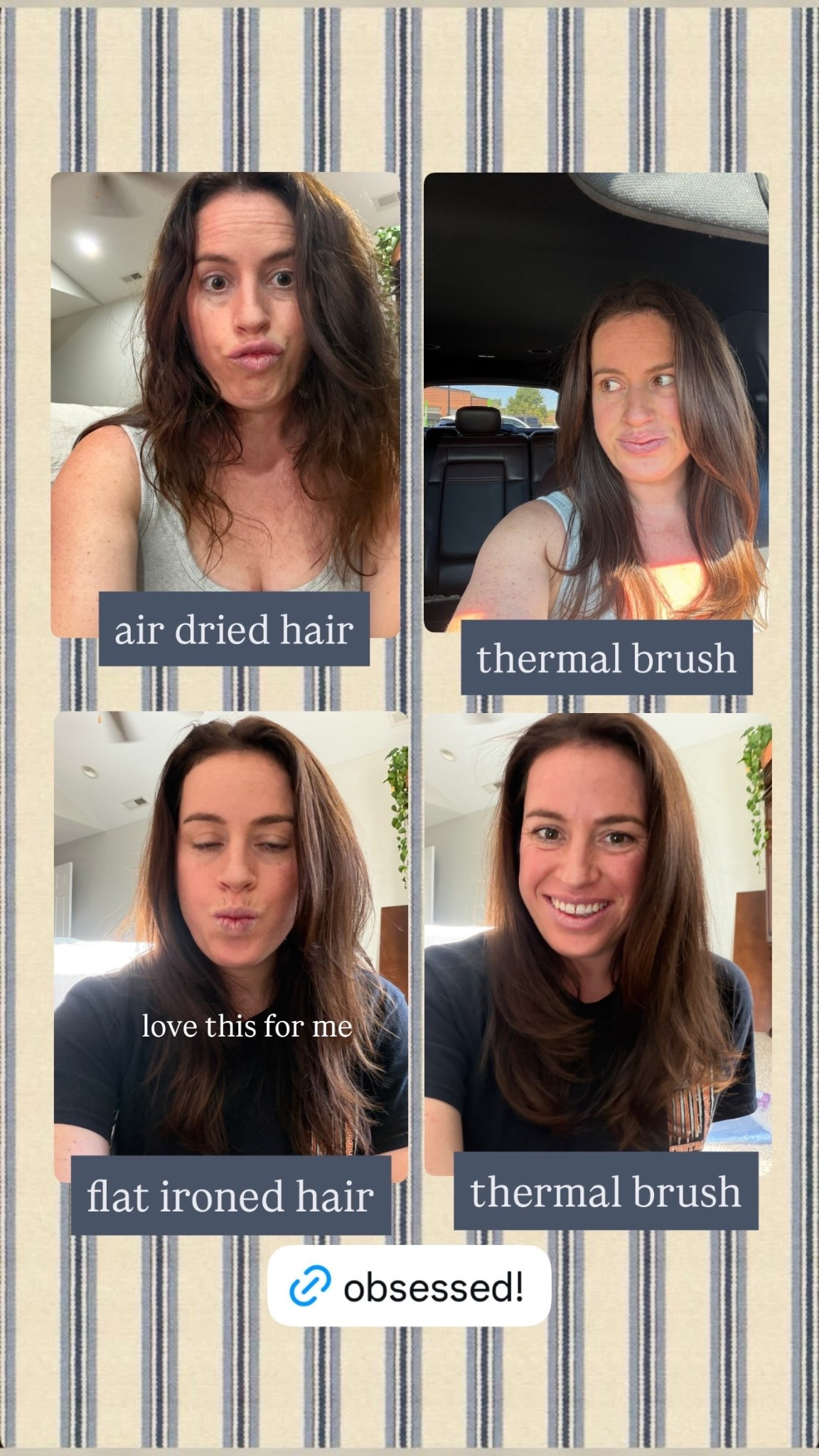 thermal brush - borrow one from a friend to see if I need it and sure do!