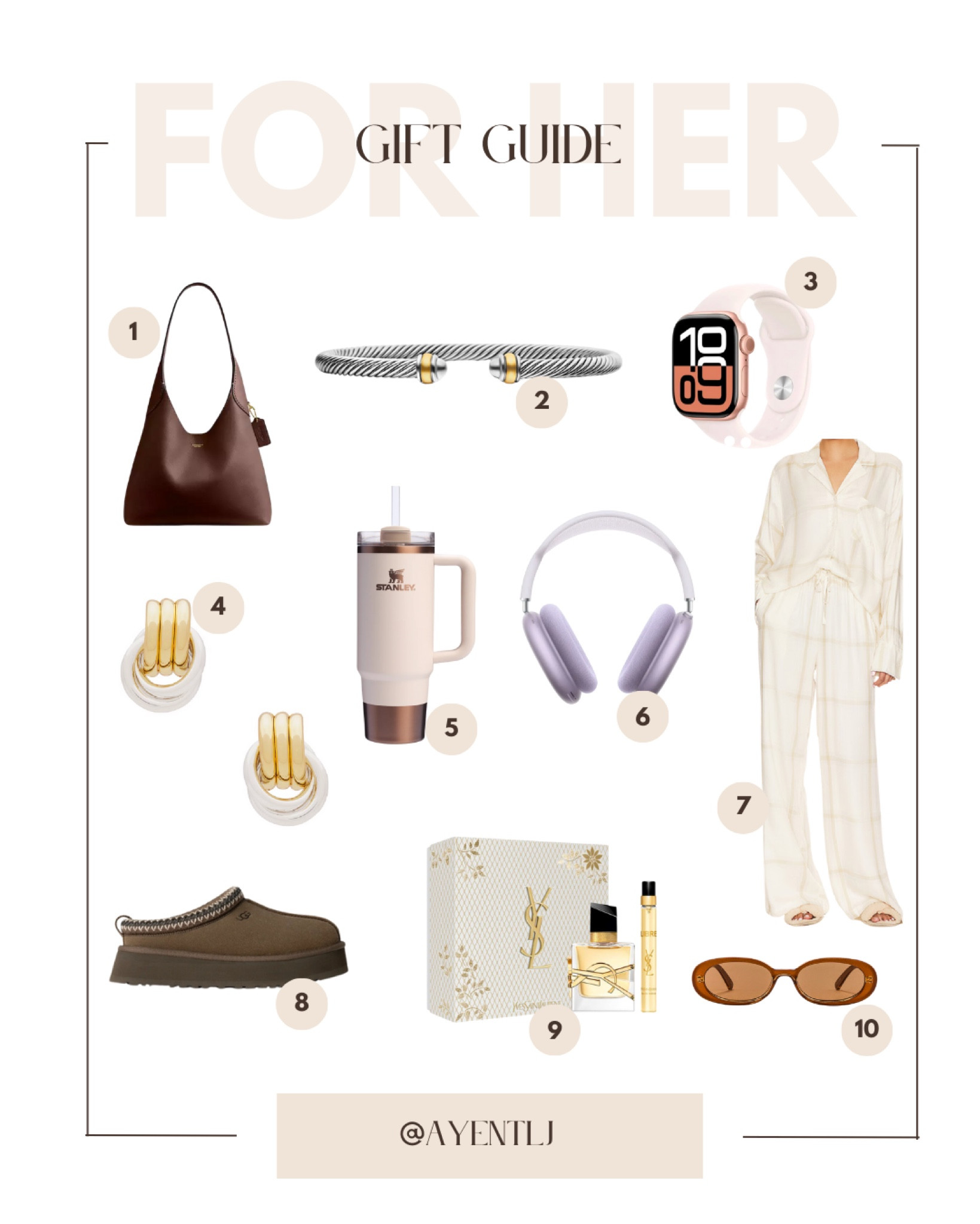 Gift Guide for Her! Here are a few gift ideas for the holiday season.

#LTKCyberWeek #LTKGiftGuide #LTKHoliday