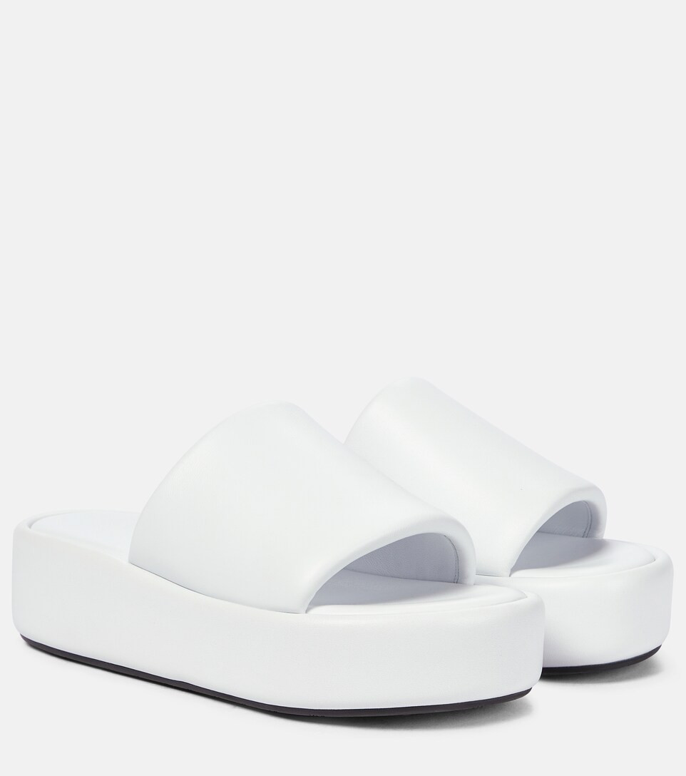 Rise leather platform slides | Mytheresa (US/CA)