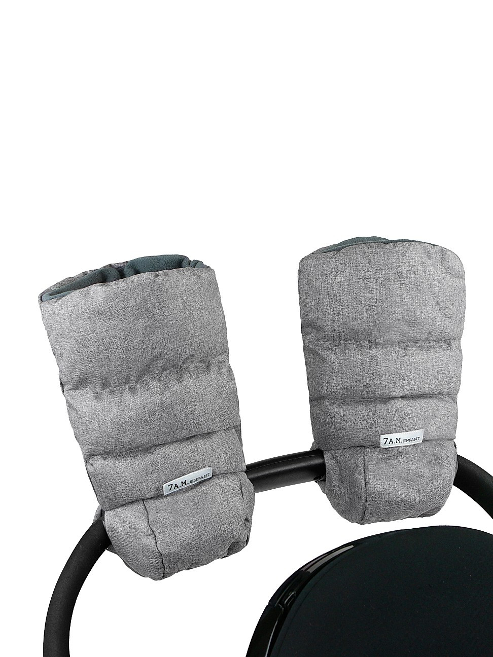 Warmmuffs Fleece Attachable Stroller Gloves - Heather Grey - Heather Grey | Saks Fifth Avenue