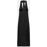 Zara - Long Satin Halter Dress - Black - Xxl - Woman | Zara UK