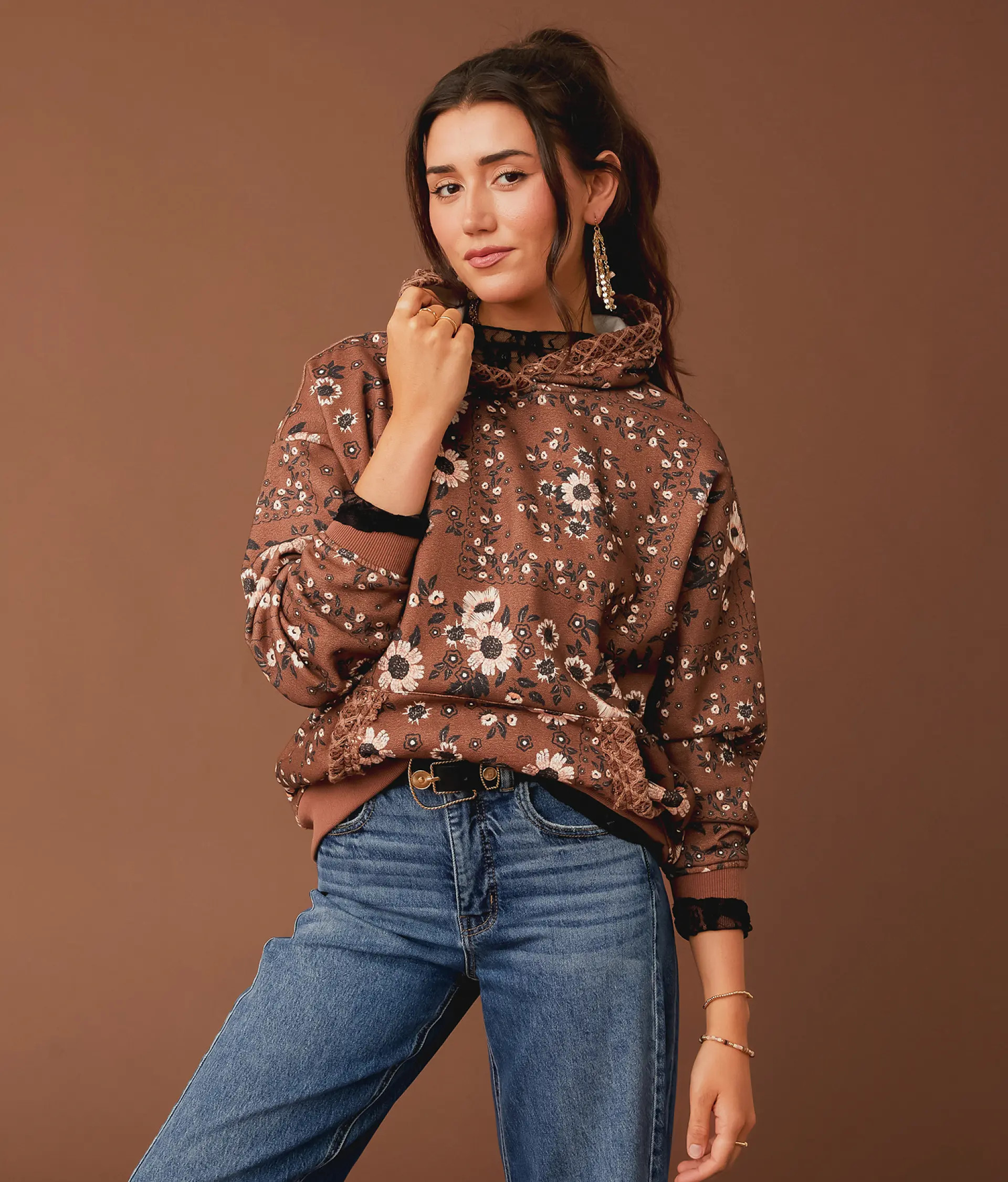 Floral Oversized Sweatshirt | Buckle