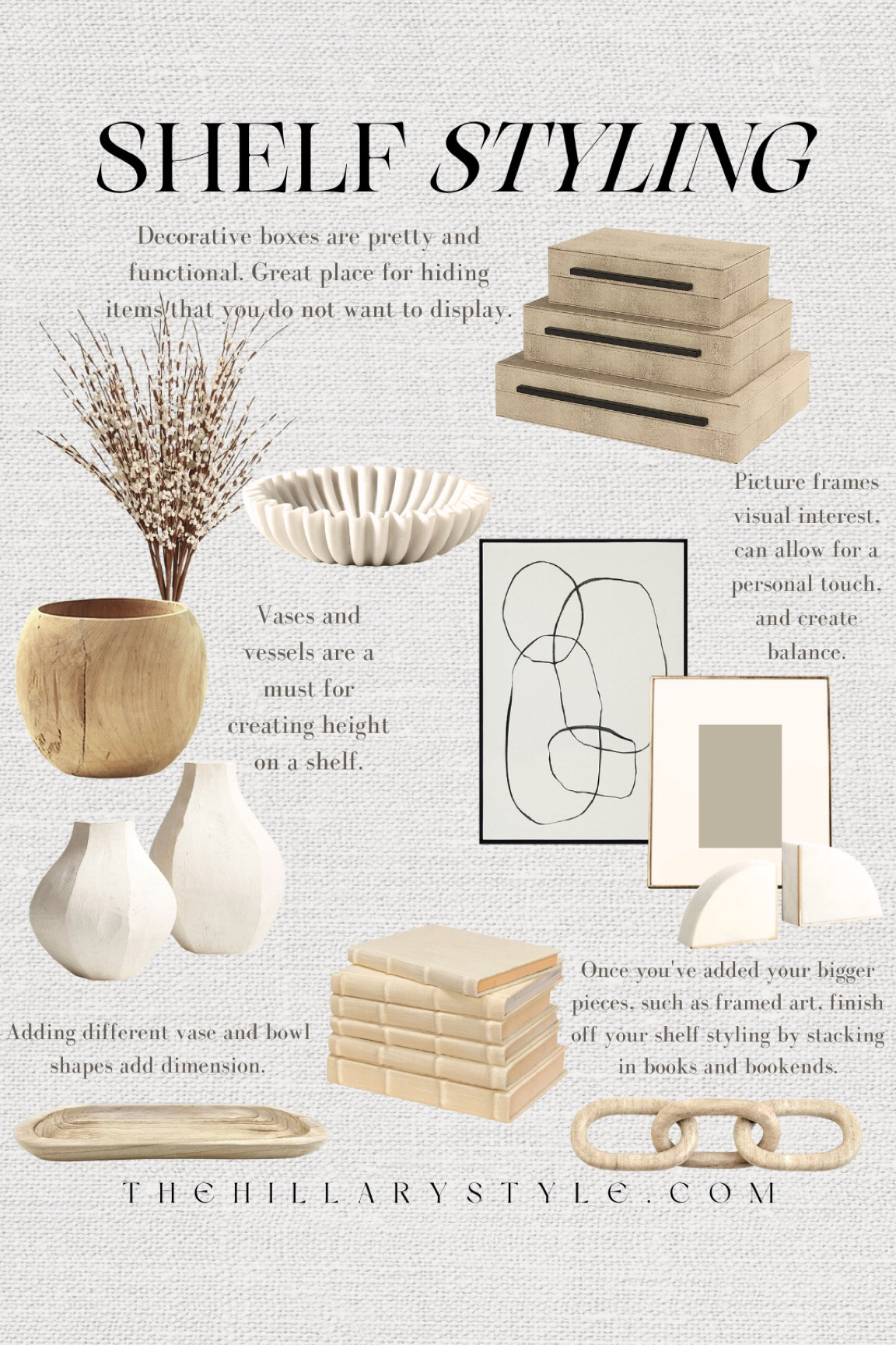 Elevate Your Shelf Game! Transform your space with my curated decorative pieces and tips for stylish shelf styling.