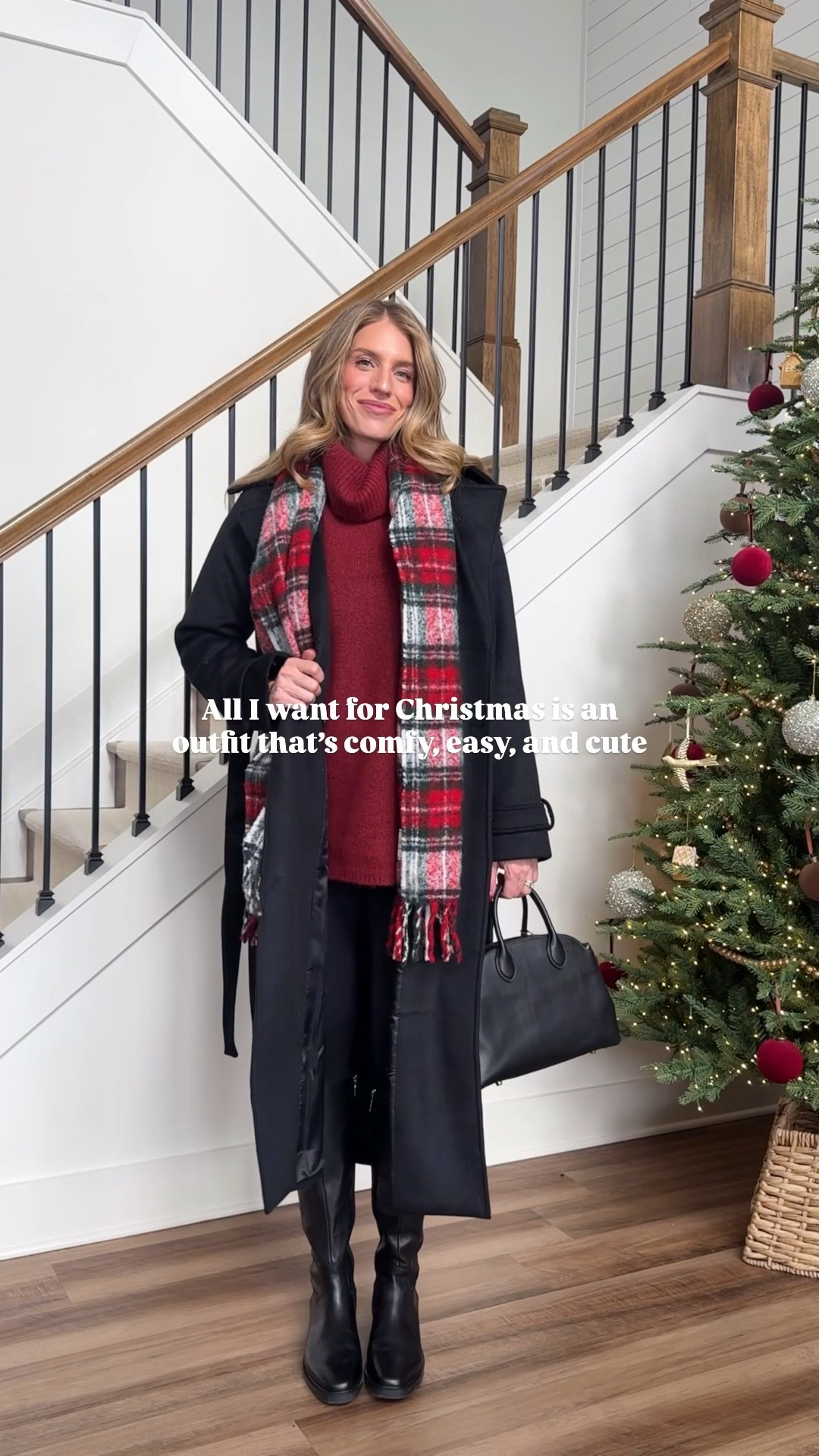 Boots: They also come in a brown suede version that is waterproof too.  Super comfy and practical. Run tts. I’m a true 10.5 and that size doesn’t really exist so I got an 11
Sizing for everything: 
All tops run TTS.  Wearing my usual medium
Size medium tall in coat to layer thick sweaters under 
Small tall in leggings

Tried to link as many similar lower cost options to as many pieces as I could find (under the similar section)

Leather boots, winter boots, black leather boots, holiday outfits, tall girl friendly, bump friendly, New York Outfits, Nordstrom 

#LTKHoliday #LTKSeasonal #LTKTall

#LTKHoliday #LTKSeasonal #LTKTall