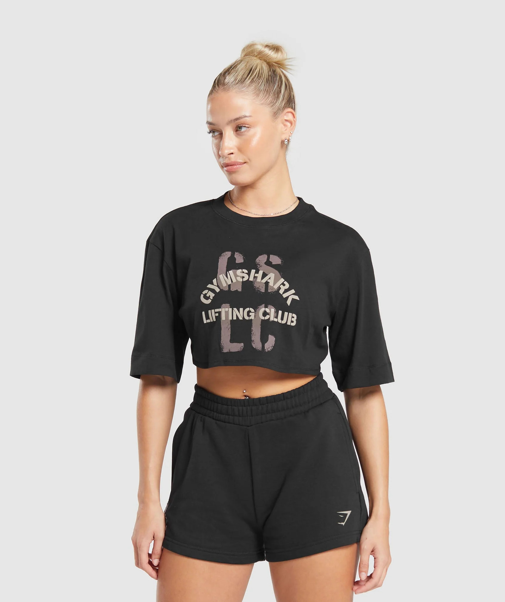 Gymshark Built Crop Top - Black | Gymshark US