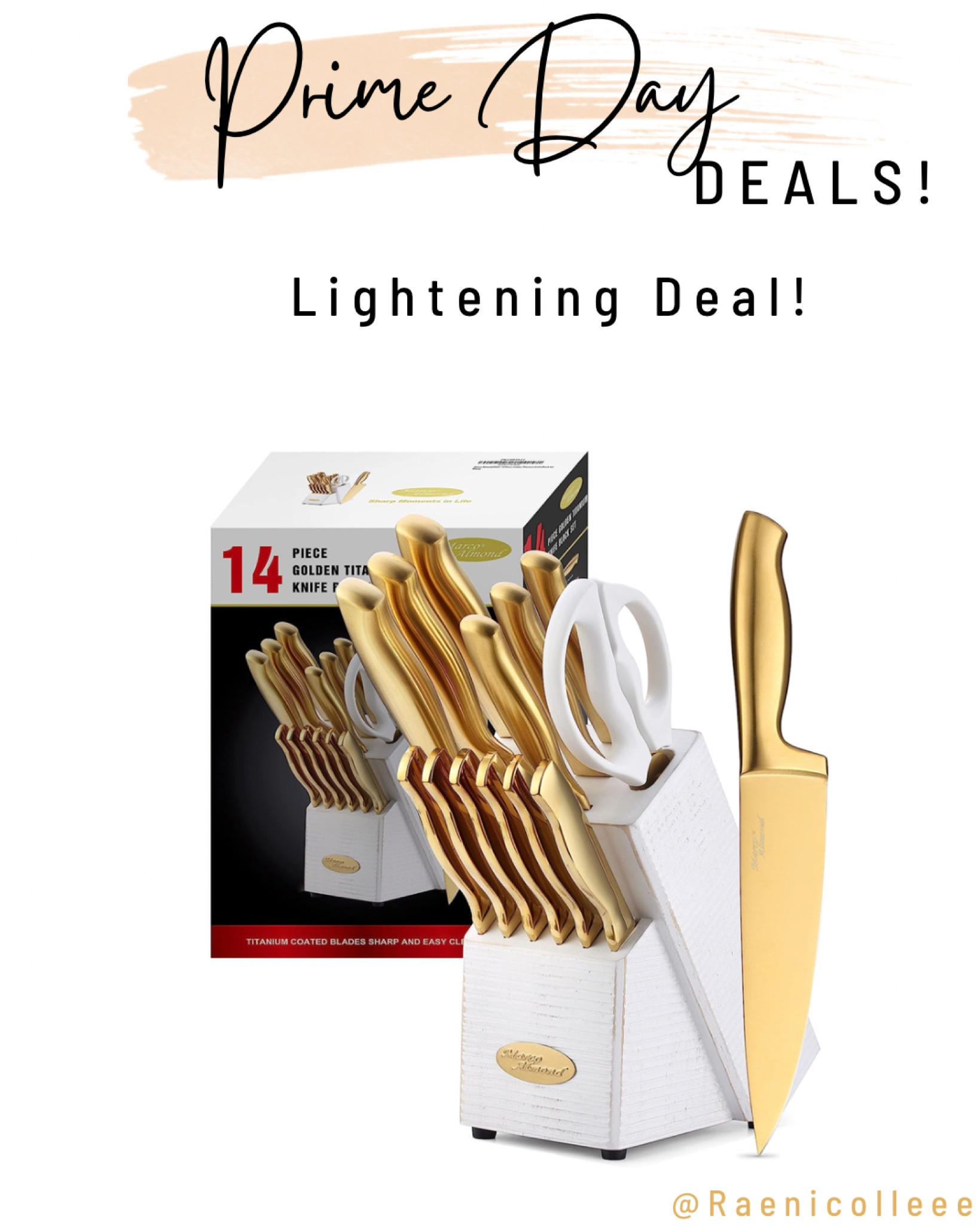 Marco Almond® Gold Knife Set With … curated on LTK