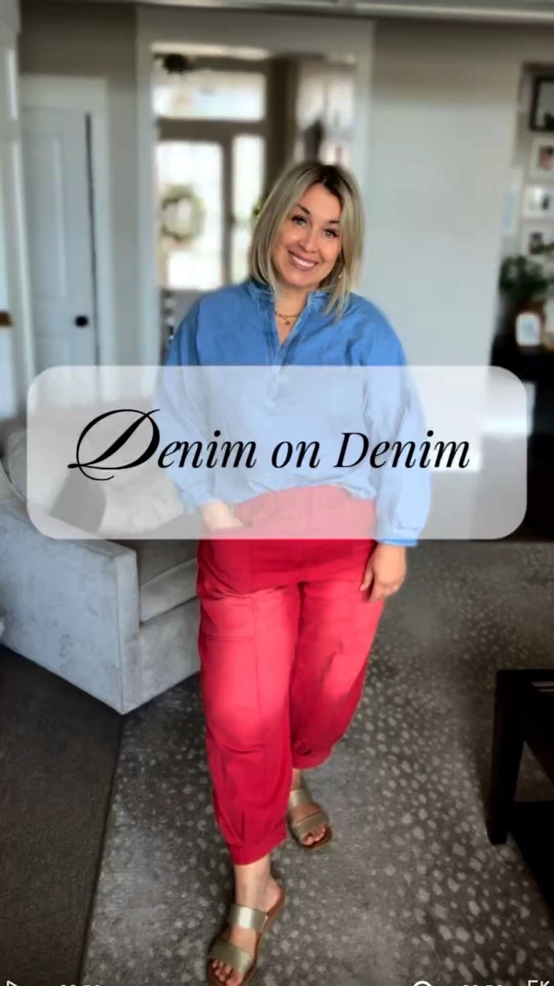 Denim on denim… but make it FUN ❤️
Who says midlife style has to be boring?
These red barrel pants + chambray top = comfy, flattering, and just the right amount of bold.
Over 50 & still playing with style ✨
You can too.
denim on denim outfit midsize over 50 fashion red pants outfit barrel pants outfit midlife style women over 50 outfits casual chic outfit ideas comfortable stylish outfits everyday fashion midsize outfit inspiration trendy midlife looks

#LTKMidsize #LTKOver40 #LTKootd