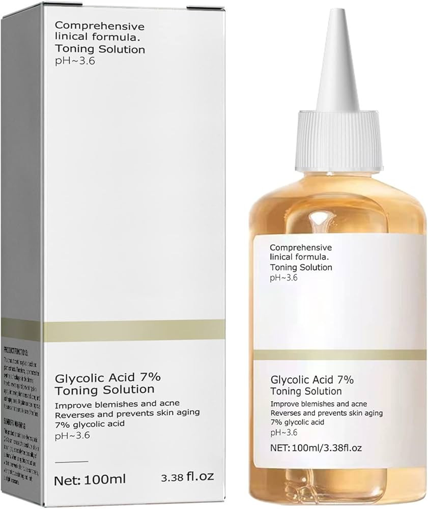 Glycolic Acid 7% Toner, Glycolic Sour 7% Toning Resurfacing Solution for Blemishes and Acne, Faci... | Amazon (US)